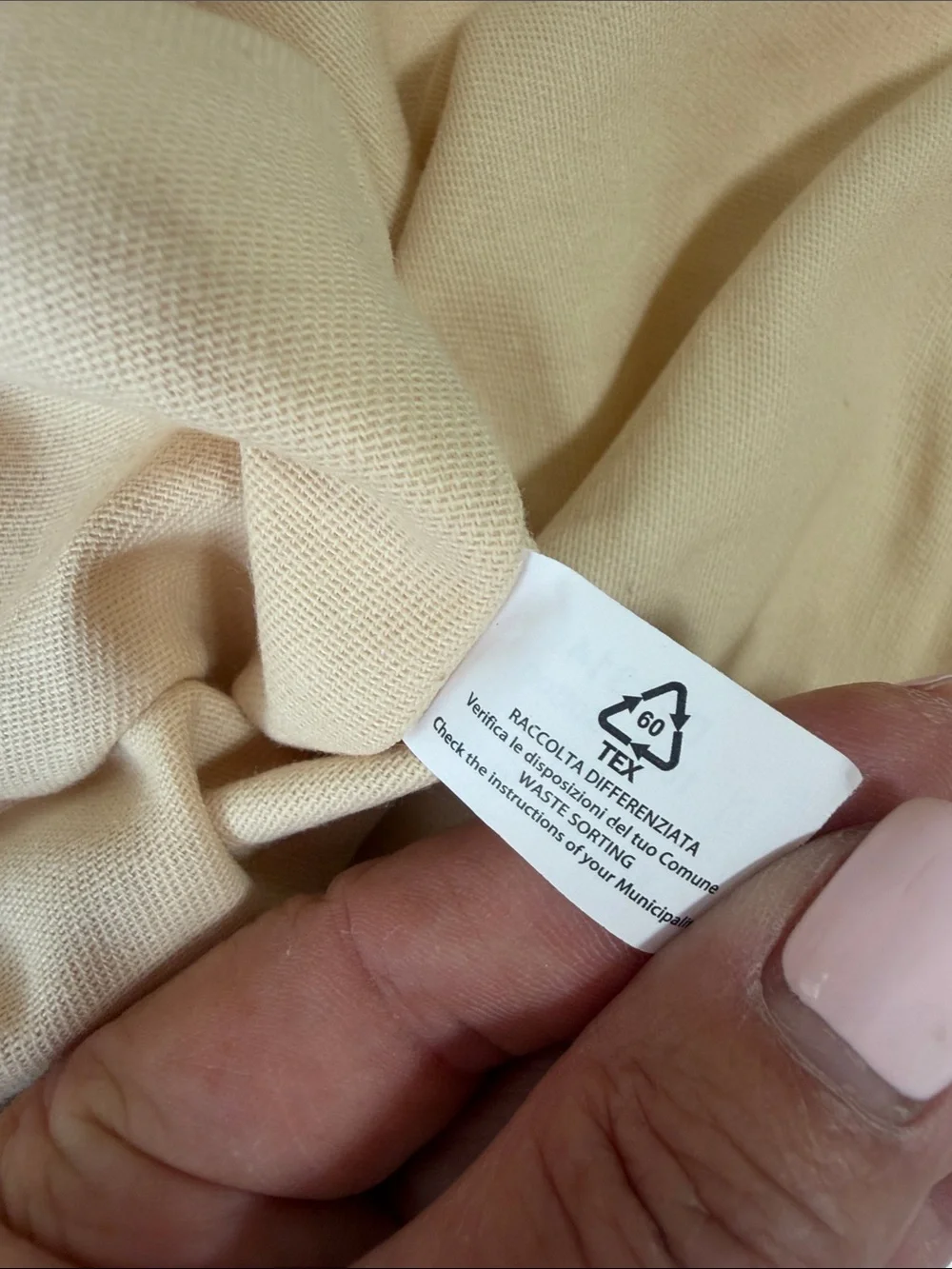Genuine Louis Vuitton Tan and Black Branded Dust Cover